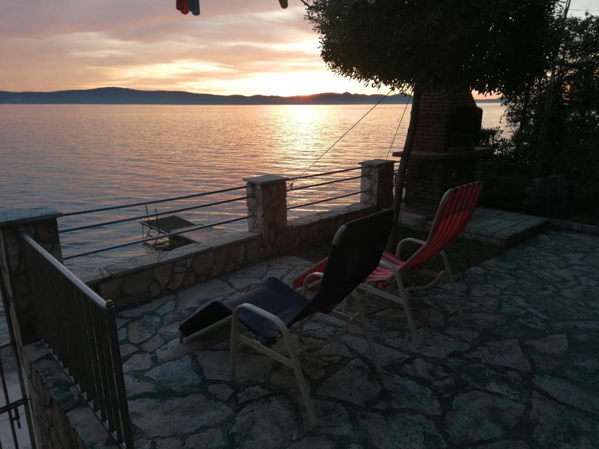 House First Row By The Sea Villa Bibinje Exterior foto